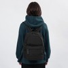 Mariqwant All Black Simple Logo Backpack, Black