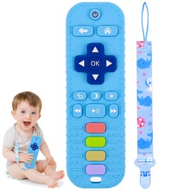 Silicone Baby Teething Toys,Baby Remote Control Toy,Remote Teether for Babies 3-24 Months,Baby Remote Teething Toys,Teething Relief Toys 6-12 Months,Teething Toys BPA Free Refrigerator Safe.