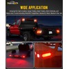 Partsam 2x Oval Brake Stop Tail Turn Sealed Marker Lights