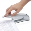 Rapesco 0377 Zero-01L Full Strip Stapler, 50 Sheet Capacity, Silver