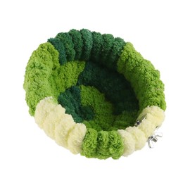 Laroal Bird Nest For Cage Plush Hanging Bird Bed For Parakeet Breeding Bird House For Conure Budgie Cockatiel Lovebird Canary Finch Hamster Small Pets Warm Nest Green