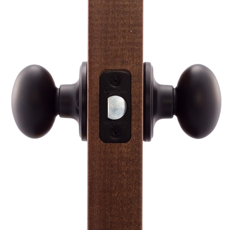 Copper Creek EK2020BC Egg Door Knob, Passage Function, 1 Pack,