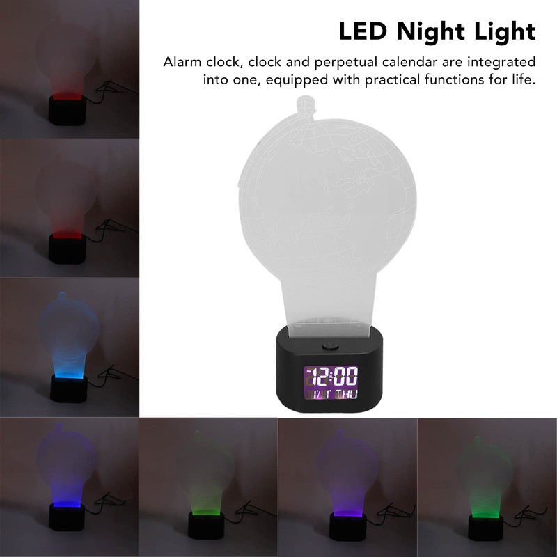 Acrylic Cartoon Night Light Kids Multifunctional 3D Cute Acrylic LED
