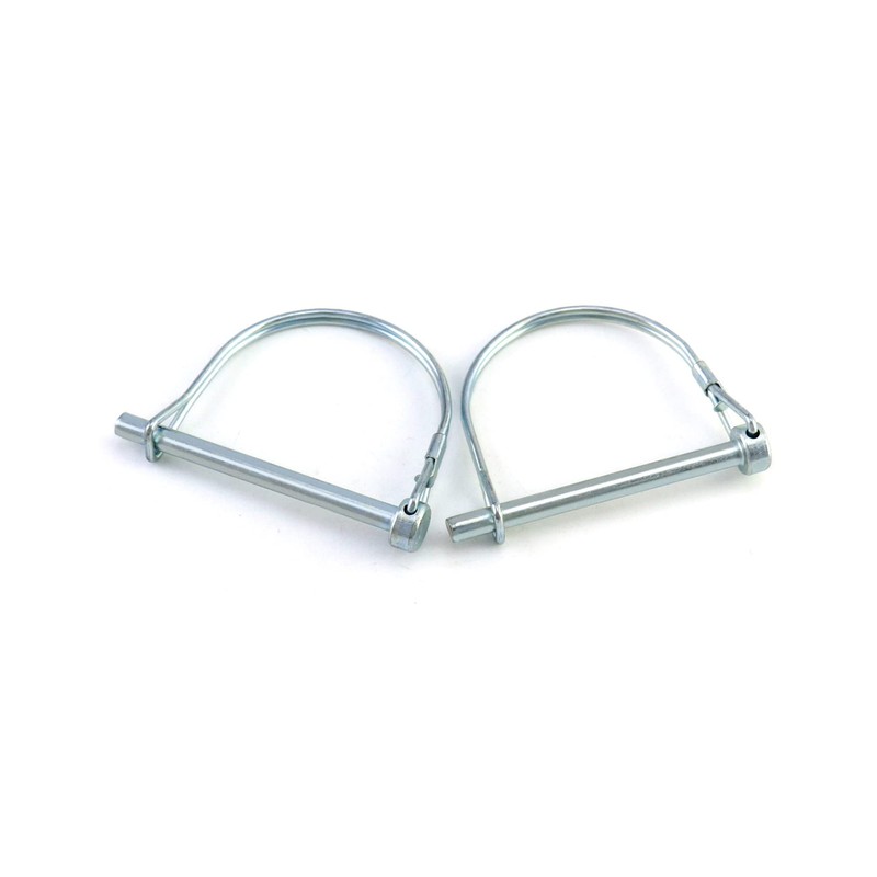 QWORK® 5 Pcs Folding D Shape Carbon Steel Folding Cotter