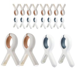 20 Pcs Beach Towel Clips, 9.5cm Towel Clips for Sun Loungers, Non-Slip Beach Towel Pegs, Strong Grip for Beach Towel Clips for Sun Loungers,Used for Towels, Wet Swimsuits