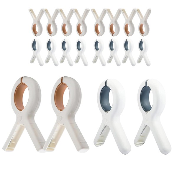 20 Pcs Beach Towel Clips, 9.5cm Towel Clips for Sun