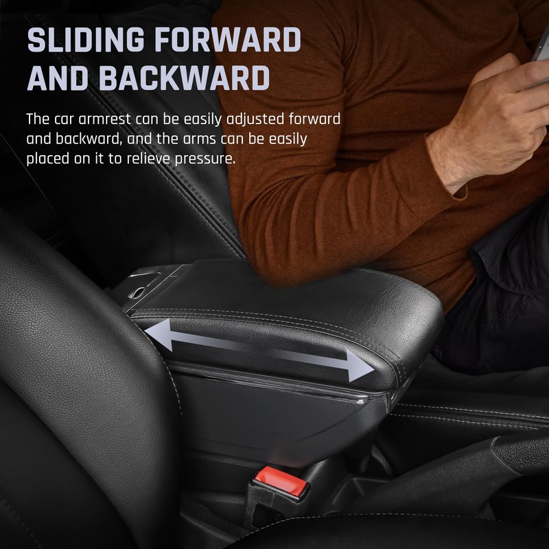 YJYWZH Car Armrest Storage Box for Nissan Versa 2007-2011 Auto