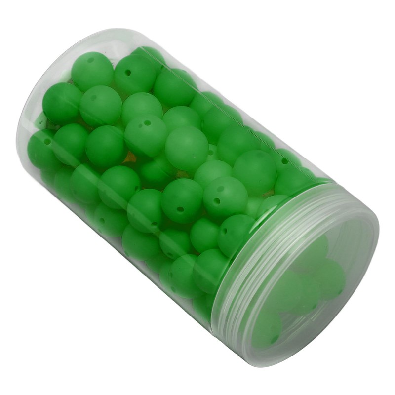 105pcs 15mm Silicone Beads Bulk Round Silicone Beads Loose Beads