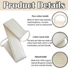 3 Pcs Loofah Back Scrubber, Natural Loofah Exfoliating Back Scrubber