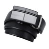 ITIEZY Men's Automatic Belt Designer Leather Belt Buckle Black, 05