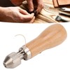 Leather Sewing Awl DIY Sewing Steel Stitching Awl with Nonslip