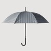 JAJU [JAJU] 8K Automatic Blackout Long Umbrella_Grey Stripe