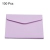 PATIKIL Mini Envelopes, 100 Pack Paper Blank Small Items Storage