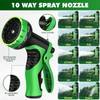 Gardentime Non-Expanding Garden Hose 100FT Flexible No Kink Water Hose,