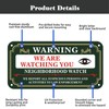 Phyabe 2 Pack Neighborhood Watch Sign, We Are Watching You,