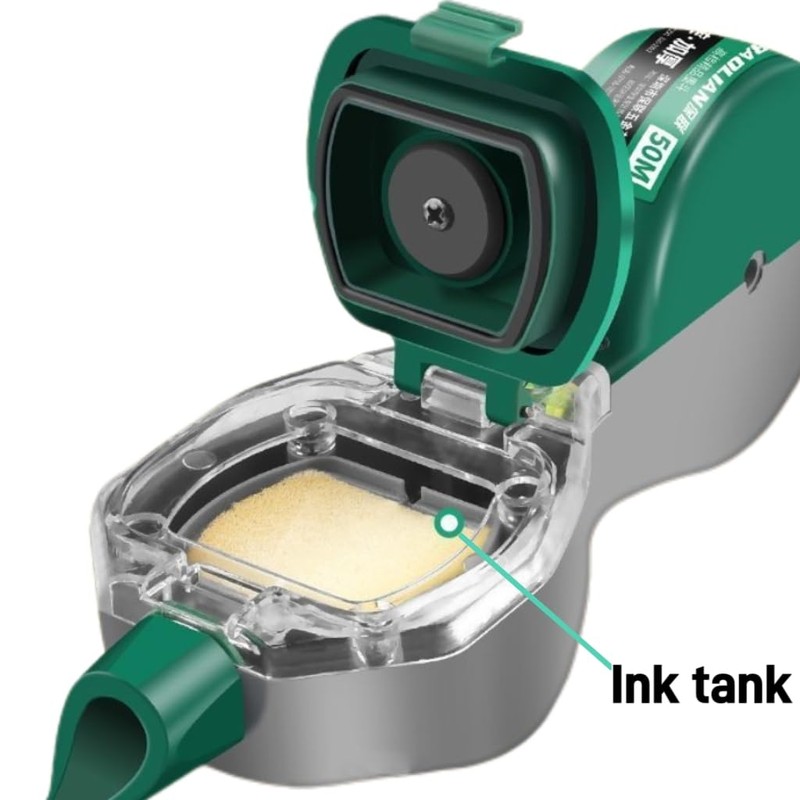 JSJTAMUS 164' (50m) Snap Line Reel Kit,Marking Ink Bucket with