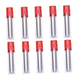 OHPHCALL 1set Hydrating Lip Oil Vials with for Moisture Portable Refillable Lip Bottles Smooth Roller for Even Application