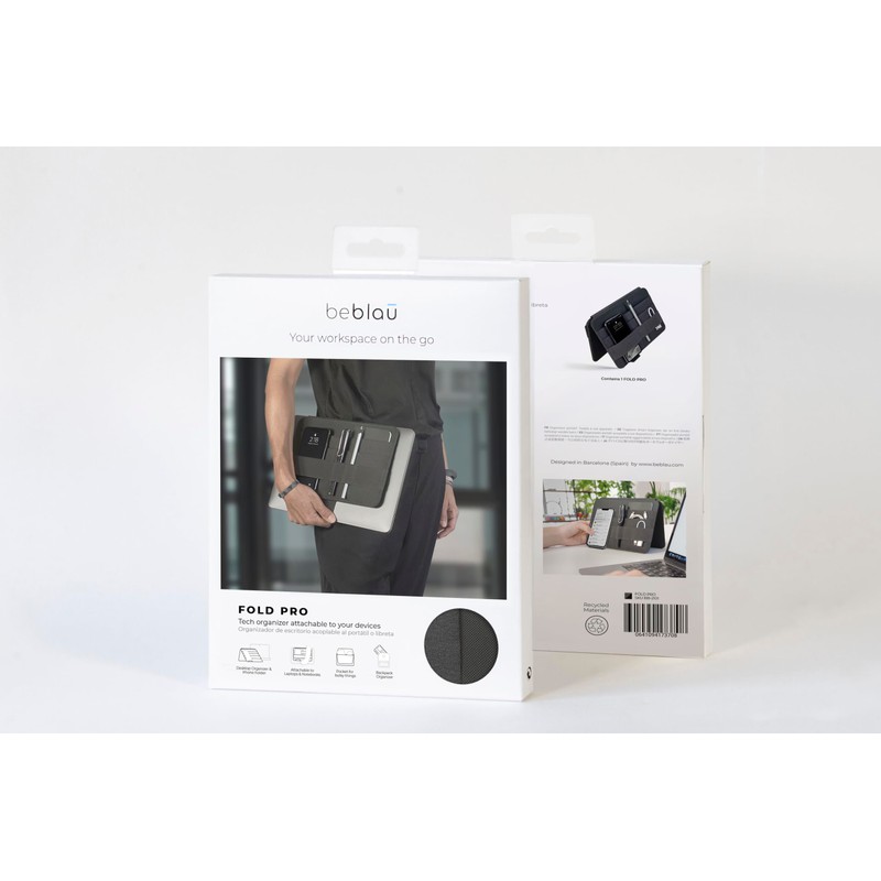 Beblau FOLD PRO Portable Tech Organizer – Attachable Device Pouch