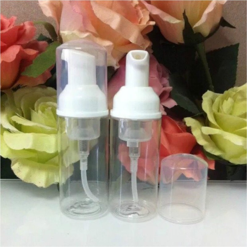 Shopdp 4-Piece Set, Transparent Foam Pump Bottle, Foam Soap Pump,