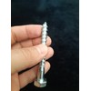 Coach Screws Hex Head Width 17mm Galvanised Zinc Plated Steel
