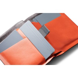 Bellroy Apex Note Sleeve – (Molded leather billfold wallet, RFID protected) - Indigo