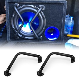 Tongze 10" Speaker Bar Grill: Matte Black Metal Car Audio Speaker Grill Cover, Subwoofer Grill Cover Protector