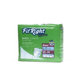 Medline Fitright Restore Briefs, Fitrestorelg, 1 Pound