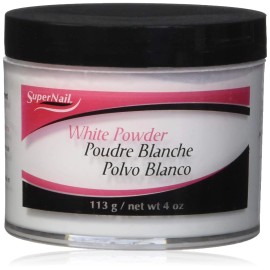 Supernail Super Nail White Powder, 4 oz