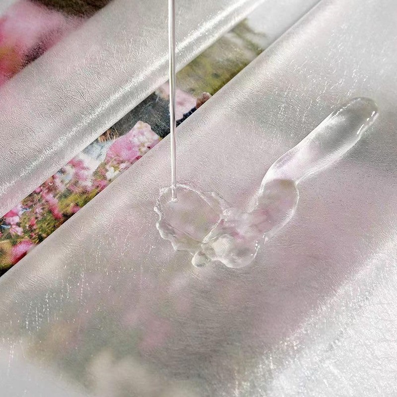 No Hooks Needed Waterproof Shower Curtain Liner PEVA 72" x