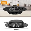 Huntorny 2PCS Kitchen Sink Drain Strainer and Stopper, Drain Catcher