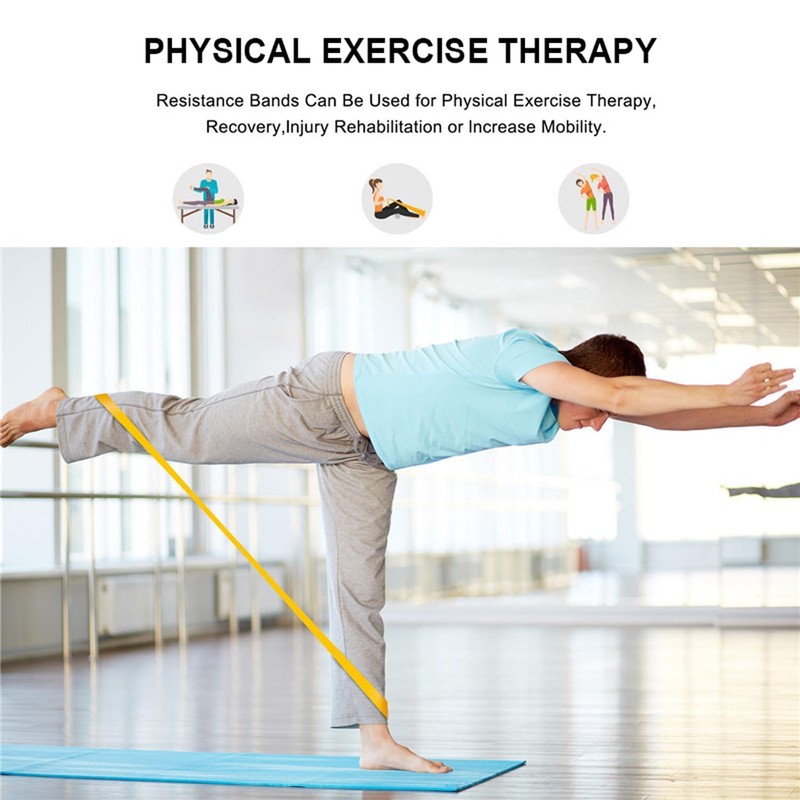 Set Power Heavy Duty Resistance Band Gym Yoga Loop Exercise