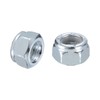 sourcing map 12Pcs 5/16"-24 Nylon Insert Hex Lock Nuts, Carbon