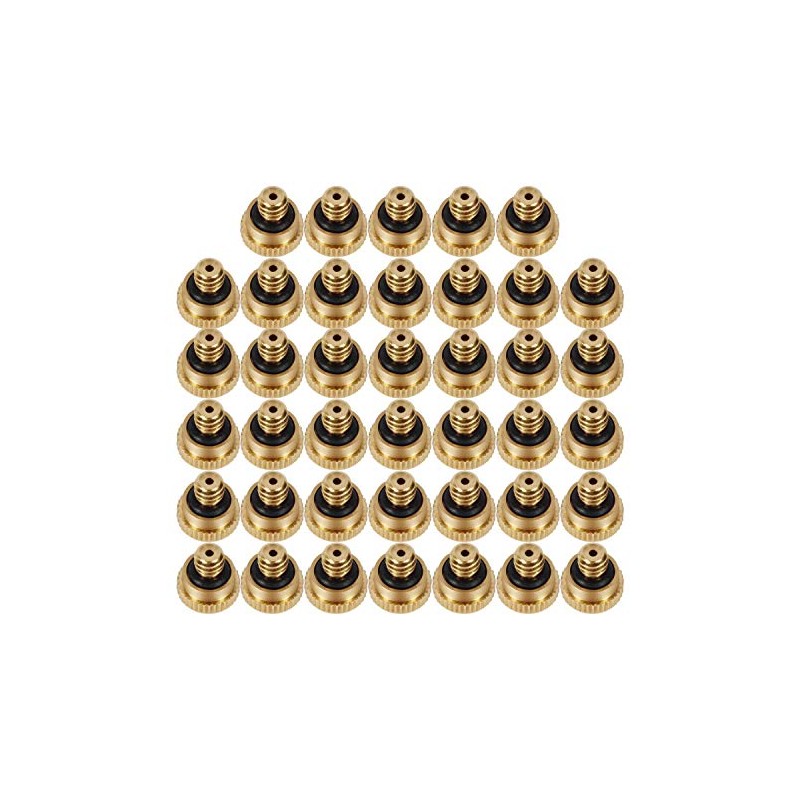 KUWAN Brass Misting Nozzles - 40pcs Low Pressure Atomizing Sprayers