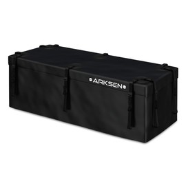 ARKSEN Hitch Cargo Carrier Bag for 24" x 60" Baskets Waterproof 18.8 Cubic Feet Large Capacity Luggage Storage (58" L x 24" W x 24" H) for Car Truck SUV RV or Trailer