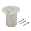 Boat Filler Right Angle Clamshell 316 Stainless Steel Hardware for