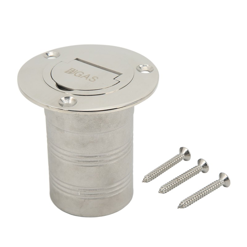 Boat Filler Right Angle Clamshell 316 Stainless Steel Hardware for