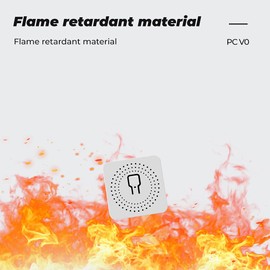 Domary Mini WiFi Switch Module 16A Wi-Fi Intelligent Relay Light Switch APP Remote Control Voice Control DIY Breaker Module Home Appliance Automation (AC 100-240V)