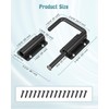 MeBantoo Updated U Patio Sliding Door Loop Lock Latch -