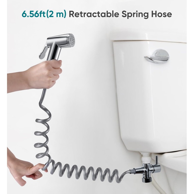 Ultra Light Bidet Toilet Sprayer Head Rustless Handheld Bidet Sprayer