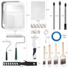 Mister Rui 28 Pack Paint Roller Kit with Extension Pole,