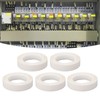 5PCS 0.05mm PET Insulation Adhesive Tape White Heat Resistant Tapes