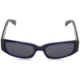 Black Flys Fly 9000 Wrap Sunglasses, Navy Blue Striped, 53 mm