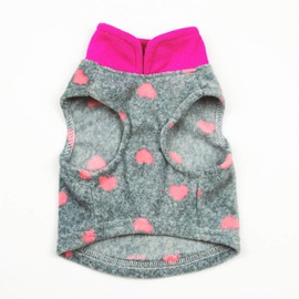 PIXRIY Dog Sweater, Soft Fleece Vest with Leash Ring Pullover Jacket Winter Pet Dog Clothes for Puppy Small Dogs Cats Teddy Chihuahua Yorkshire for Christmas