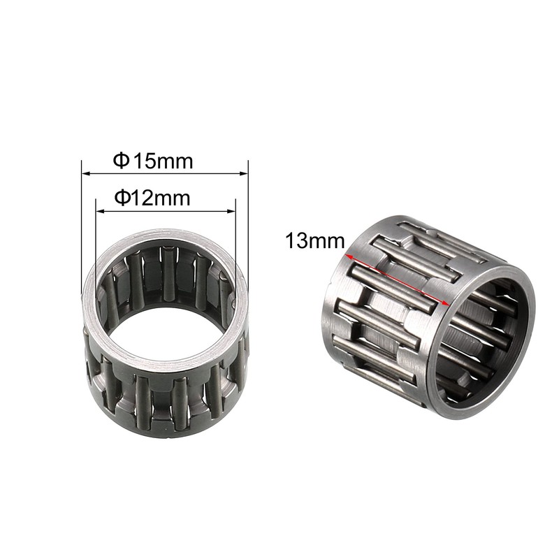 sourcing map K121513 Needle Roller Bearing Cage Assembly 12 mm