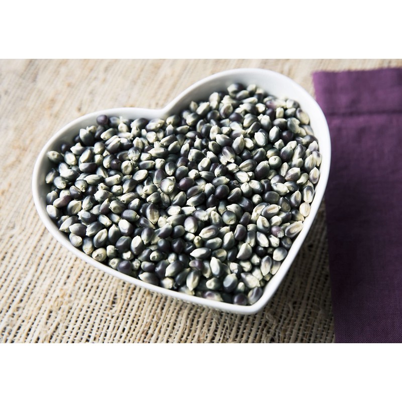 Organic Blue Corn Kernels, 1 Pound - Non-GMO, Whole Dried