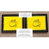 Hole in One 8x16 Black Scorecard,Text & Golf Ball Frame