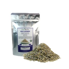 Greenhilltea Premium Loose tea, Organic Lavender tea organic herbal tea 2 Oz Bag