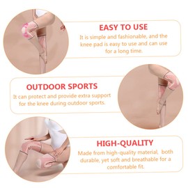Minkissy Sports Knee Pad for Women Running Basketball Fitness Gear Knee Support Comfortable Breathable Non-slip