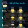 2-Pack Outdoor Solar Motion Lights - 3 Modes/100 LED Wireless,
