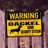 Dachshund Sign Warning Security System Door Sign Dog Sign Dog